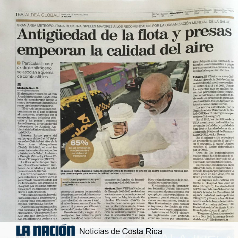Artículo. La Nación de Costa Rica